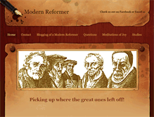 Tablet Screenshot of modernreformer.com